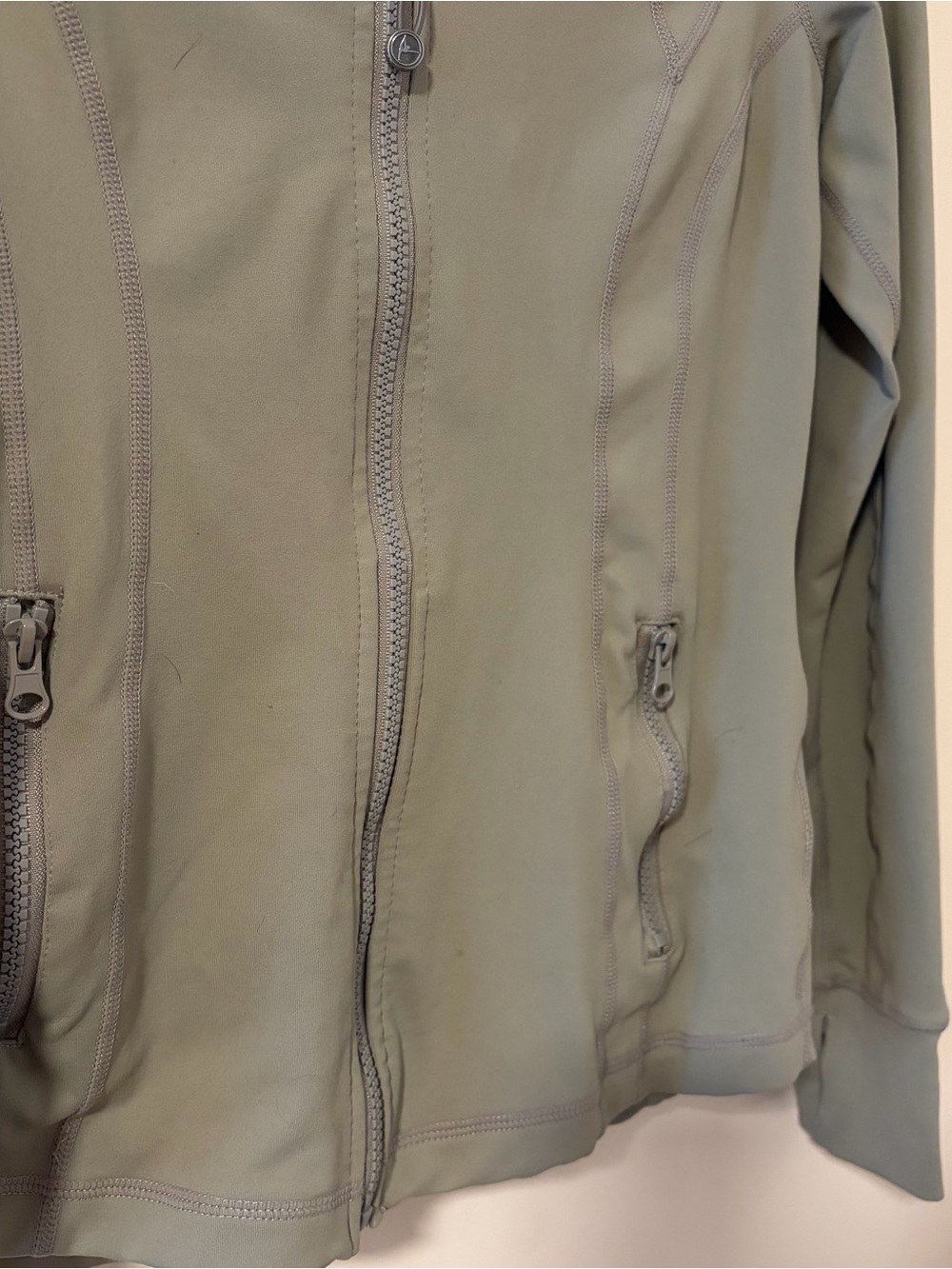 Tan Zip-Up Jacket - Picture 3 of 4